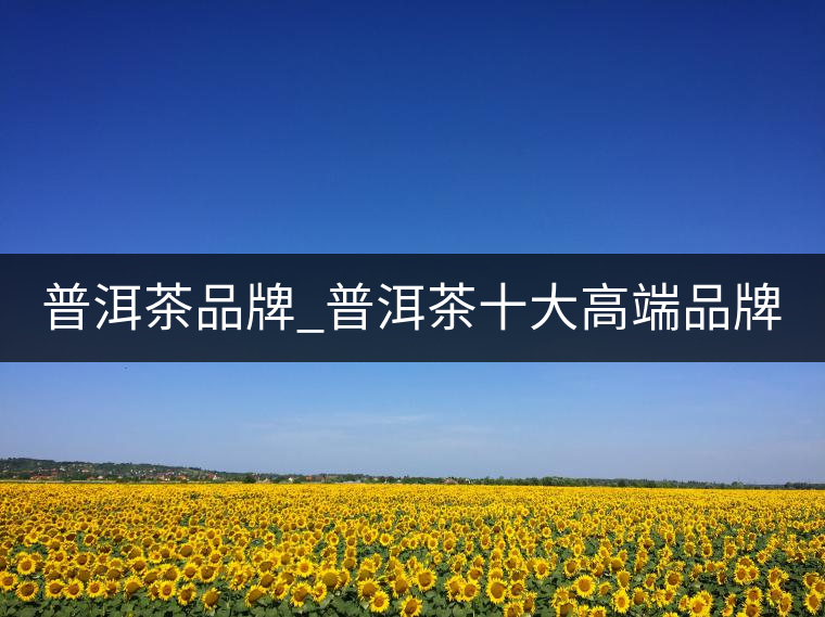 普洱茶品牌_普洱茶十大高端品牌_哪個(gè)牌子好？