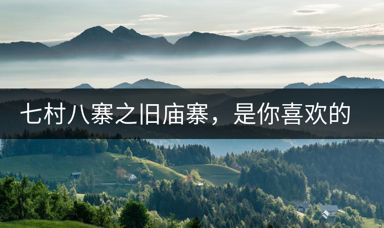 七村八寨之舊廟寨，是你喜歡的易武味嗎？