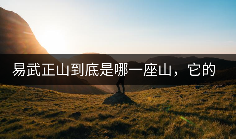 易武正山到底是哪一座山，它的含義你了解嗎？