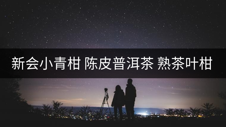 新會(huì)小青柑 陳皮普洱茶 熟茶葉柑普茶 云南橘桔普茶 香濃耐泡好喝