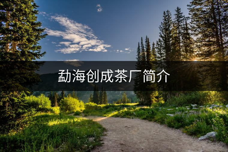 勐海創(chuàng)成茶廠(chǎng)簡(jiǎn)介