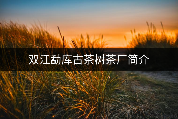 雙江勐庫古茶樹茶廠簡(jiǎn)介 雙江勐庫古茶樹茶廠簡(jiǎn)介