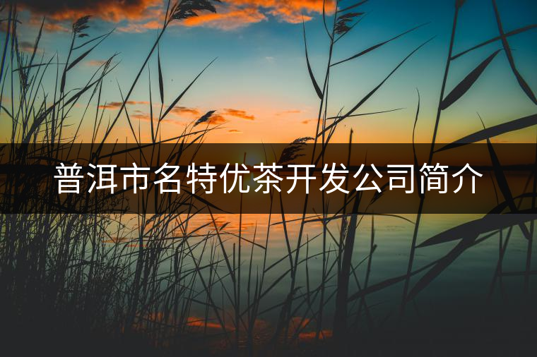 普洱市名特優(yōu)茶開(kāi)發(fā)公司簡(jiǎn)介 普洱市名特優(yōu)茶開(kāi)發(fā)公司簡(jiǎn)介