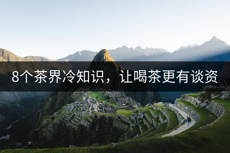 8個茶界冷知識，讓喝茶更有談資！