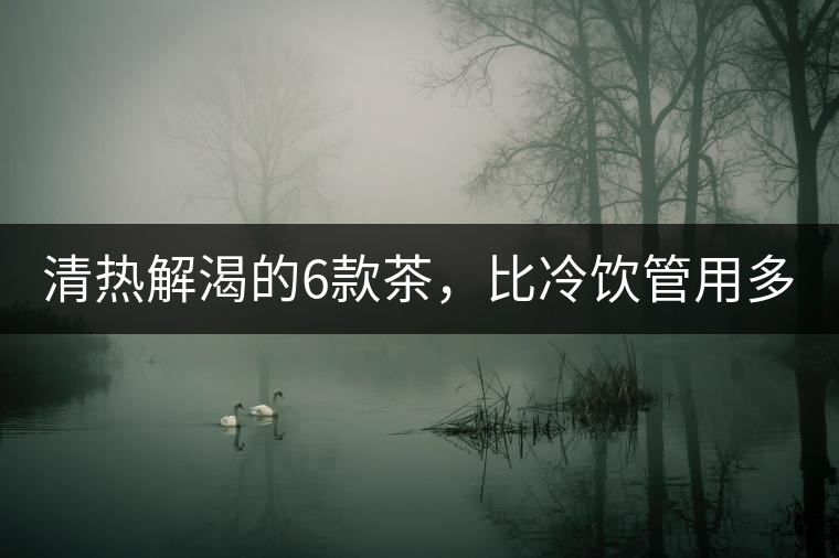 清熱解渴的6款茶，比冷飲管用多了！