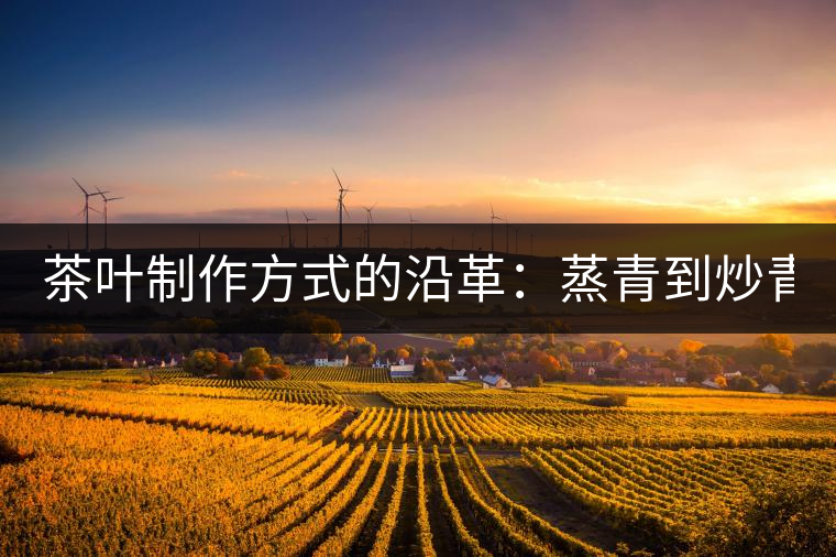 茶葉制作方式的沿革：蒸青到炒青！