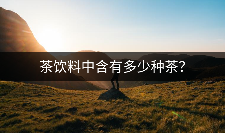 茶飲料中含有多少種茶？