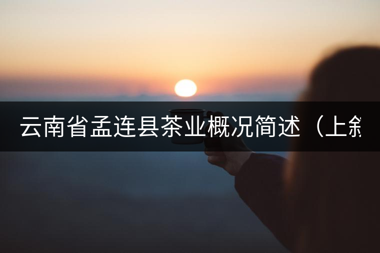 云南省孟連縣茶業(yè)概況簡述（上敘）