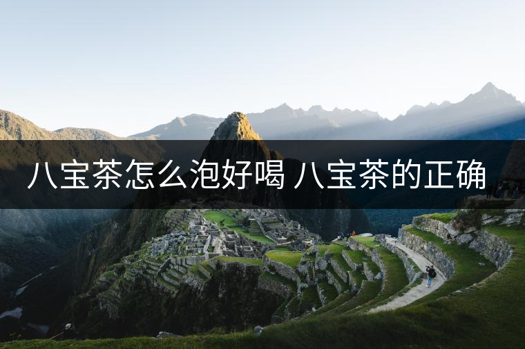 八寶茶怎么泡好喝 八寶茶的正確泡法 八寶茶怎么泡好喝 八寶茶的正確泡法