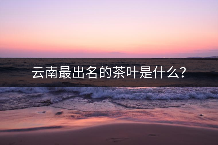 云南最出名的茶葉是什么？