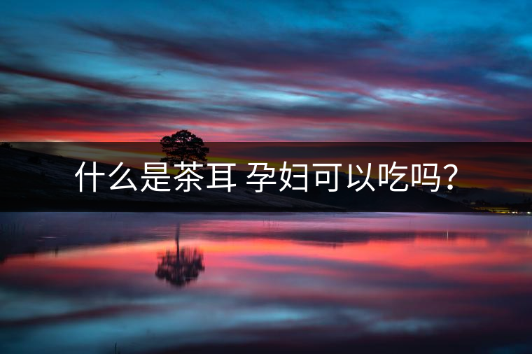 什么是茶耳 孕婦可以吃嗎？