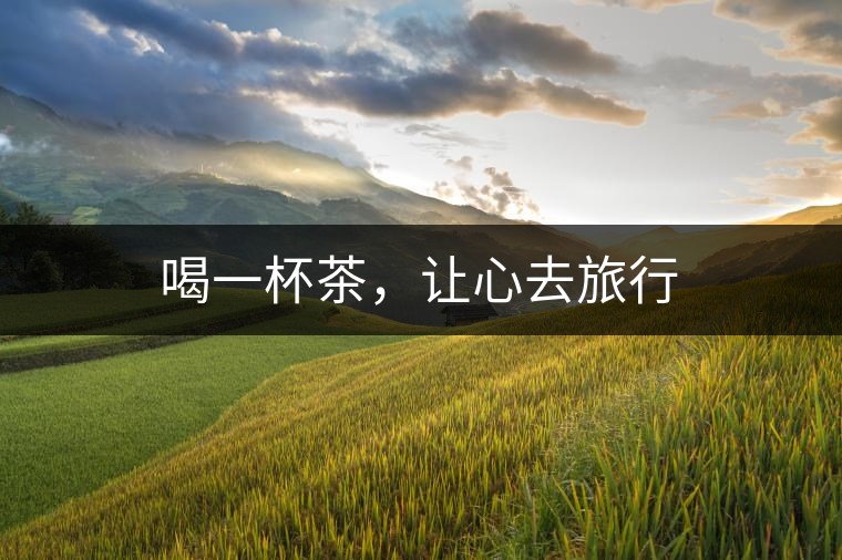 喝一杯茶，讓心去旅行