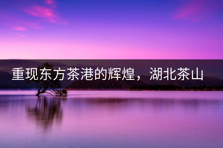 重現(xiàn)東方茶港的輝煌，湖北茶山分布介紹