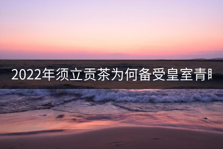 2022年須立貢茶為何備受皇室青睞!揭秘！