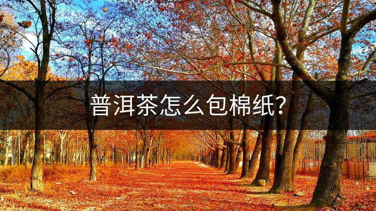 普洱茶怎么包棉紙？
