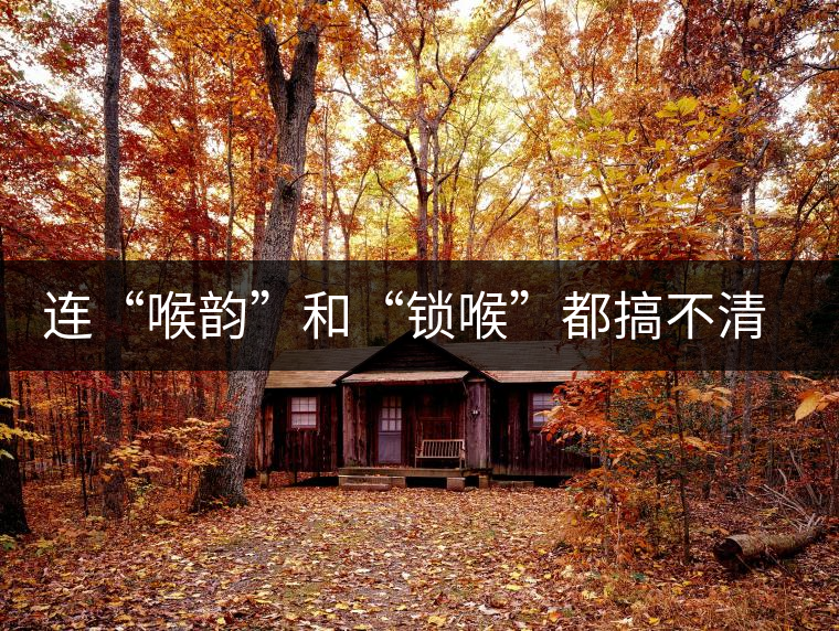 連“喉韻”和“鎖喉”都搞不清楚，就不要說懂普洱茶！