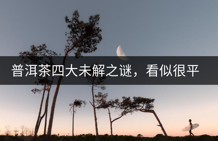 普洱茶四大未解之謎，看似很平常，實際很費解！