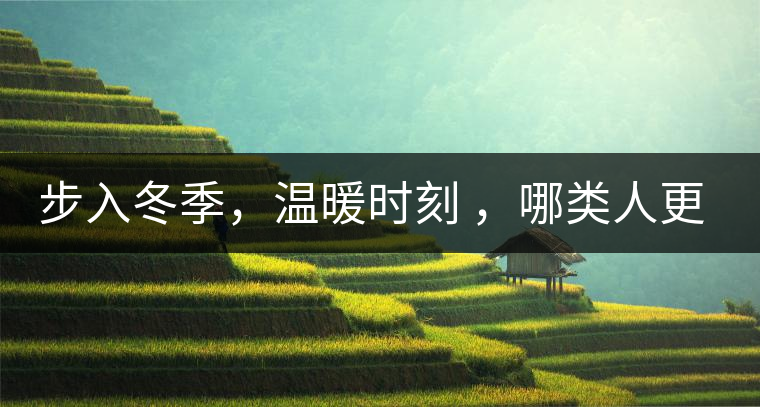 步入冬季，溫暖時刻 ，哪類人更適合 喝普洱熟茶