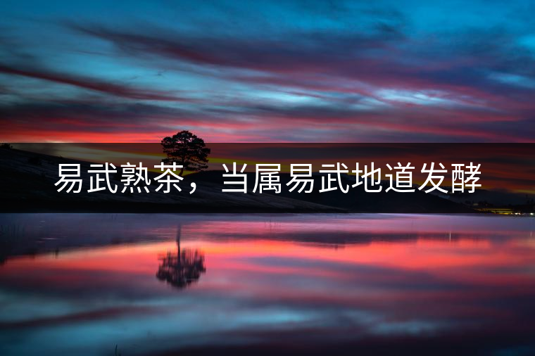 易武熟茶，當(dāng)屬易武地道發(fā)酵