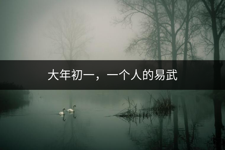 大年初一，一個(gè)人的易武