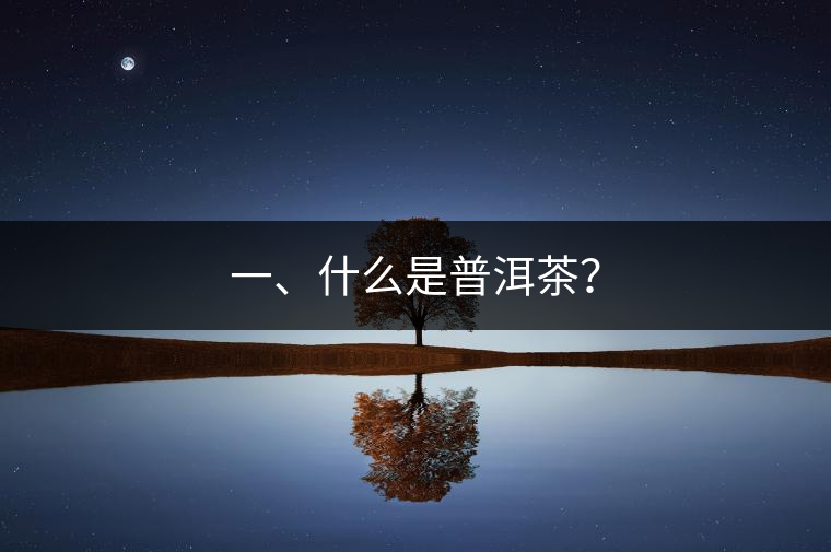 一、什么是普洱茶？