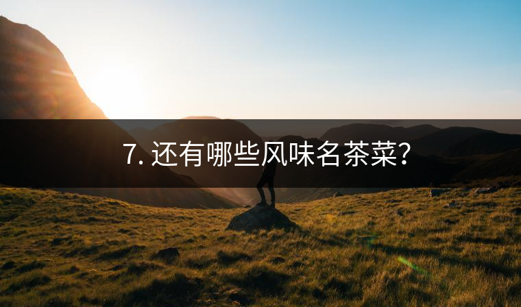 ? 7. 還有哪些風(fēng)味名茶菜？