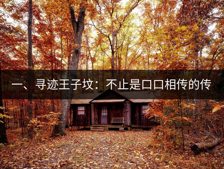 一、尋跡王子墳：不止是口口相傳的傳說，是刻在土地里的歷史